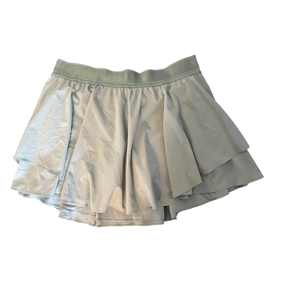 Lululemon Teal Rival High Rise Skort Skirt Sz 14 w/ Pockets